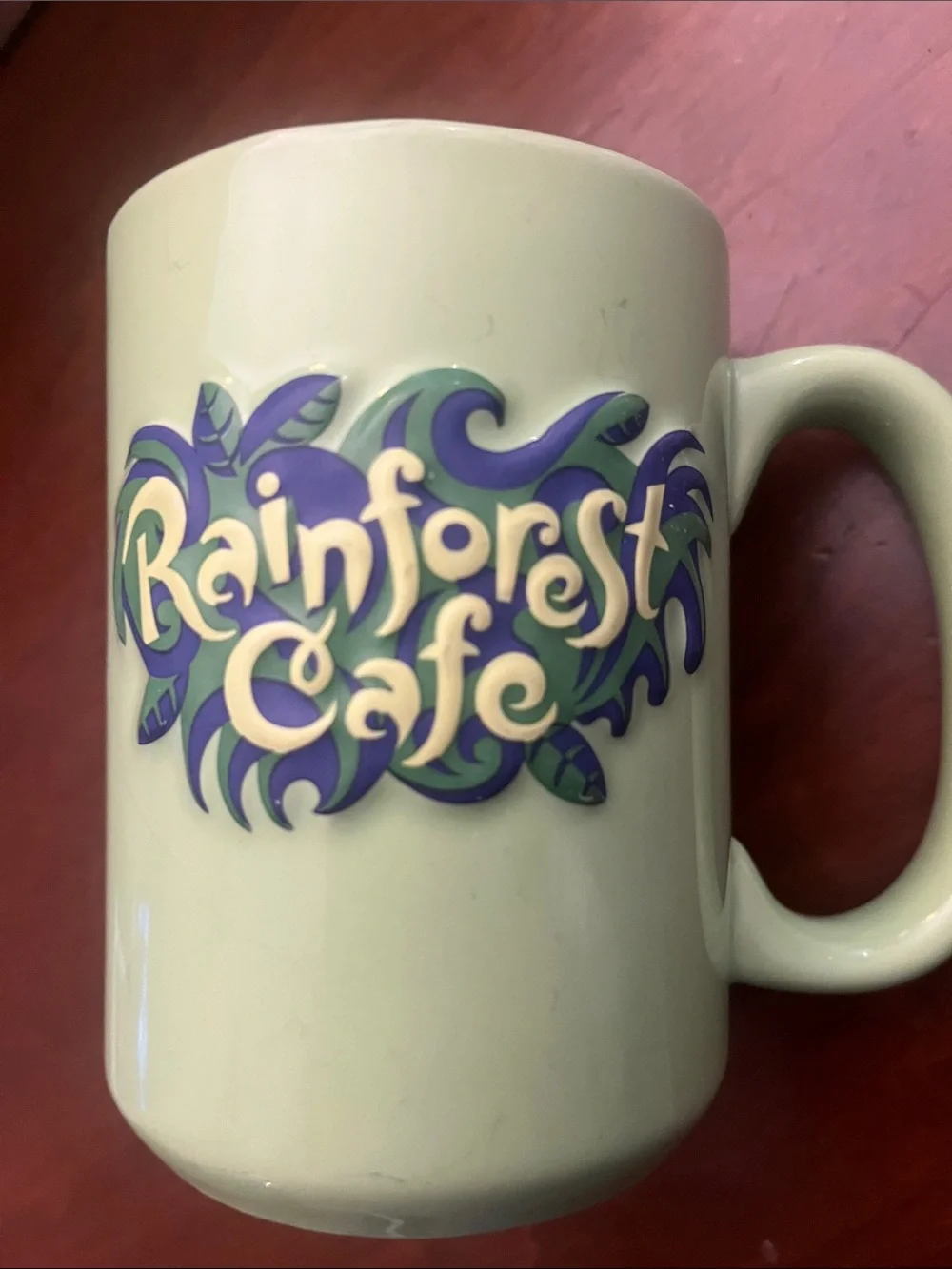 RAINFOREST Light Green Ceramic Cafe Mug